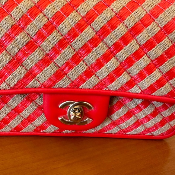 Chanel Raffia small flap - Picture 5 of 12